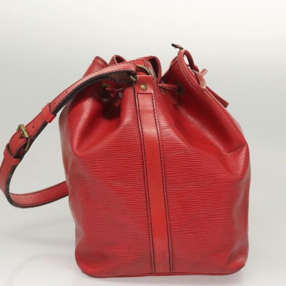 LOUIS VUITTON Epi Petit Noe Shoulder Bag Red M44107 LV Auth 127112 - Picture 5 of 16